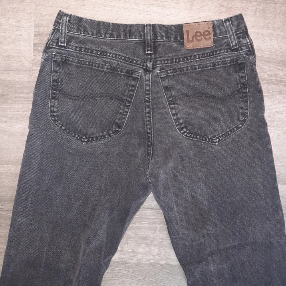 Lee Straight Leg Black Jeans
